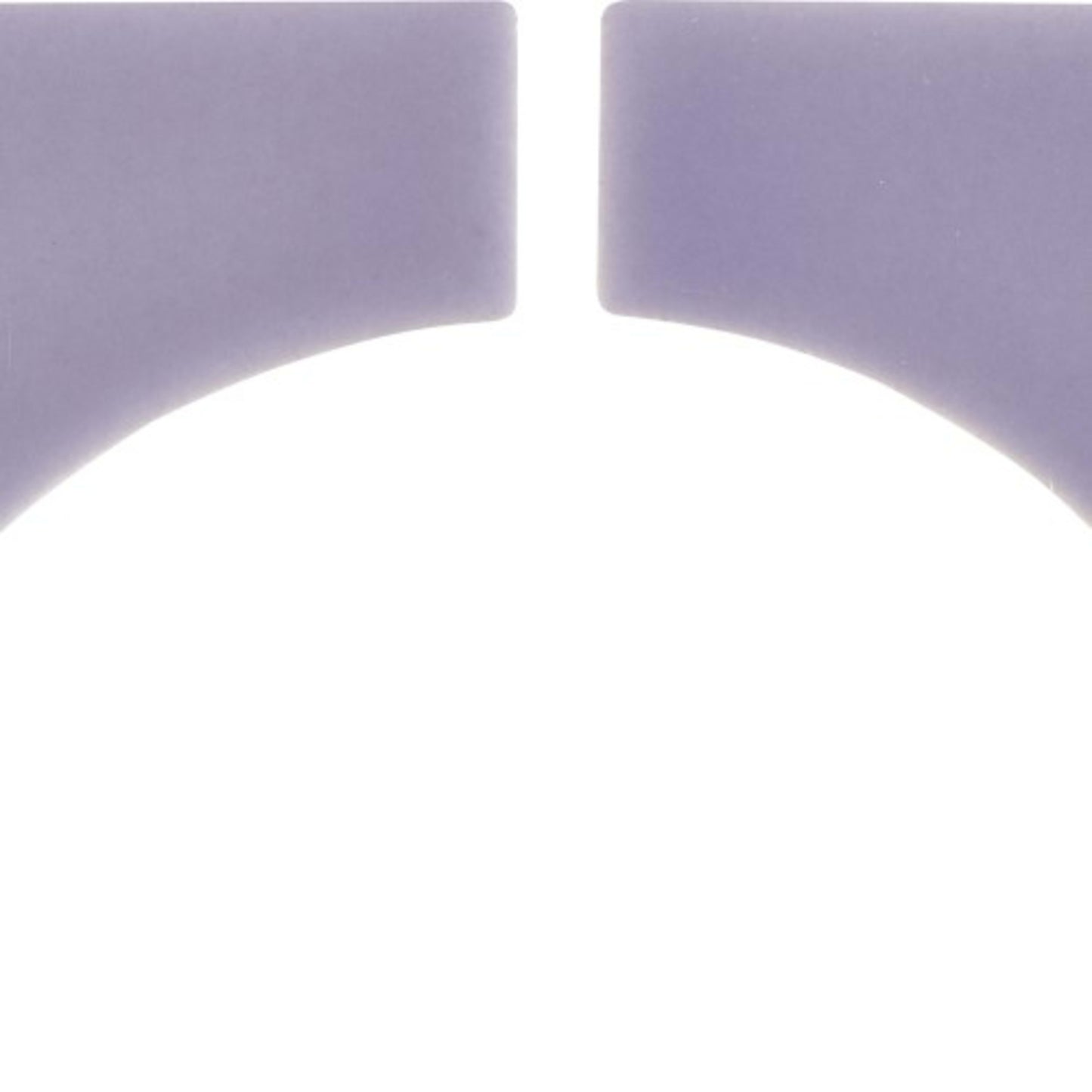 Cursive in Iris Mosaic 3"x6" 2-Corner Tile