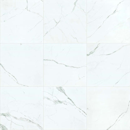 CASINO 24X24 POLISHED in Statuario Tile