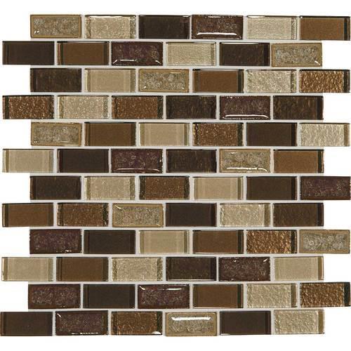 Crystal Shores in Copper Coast Glass Tile