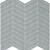 Debut in Cliff Chevron Glass Tile