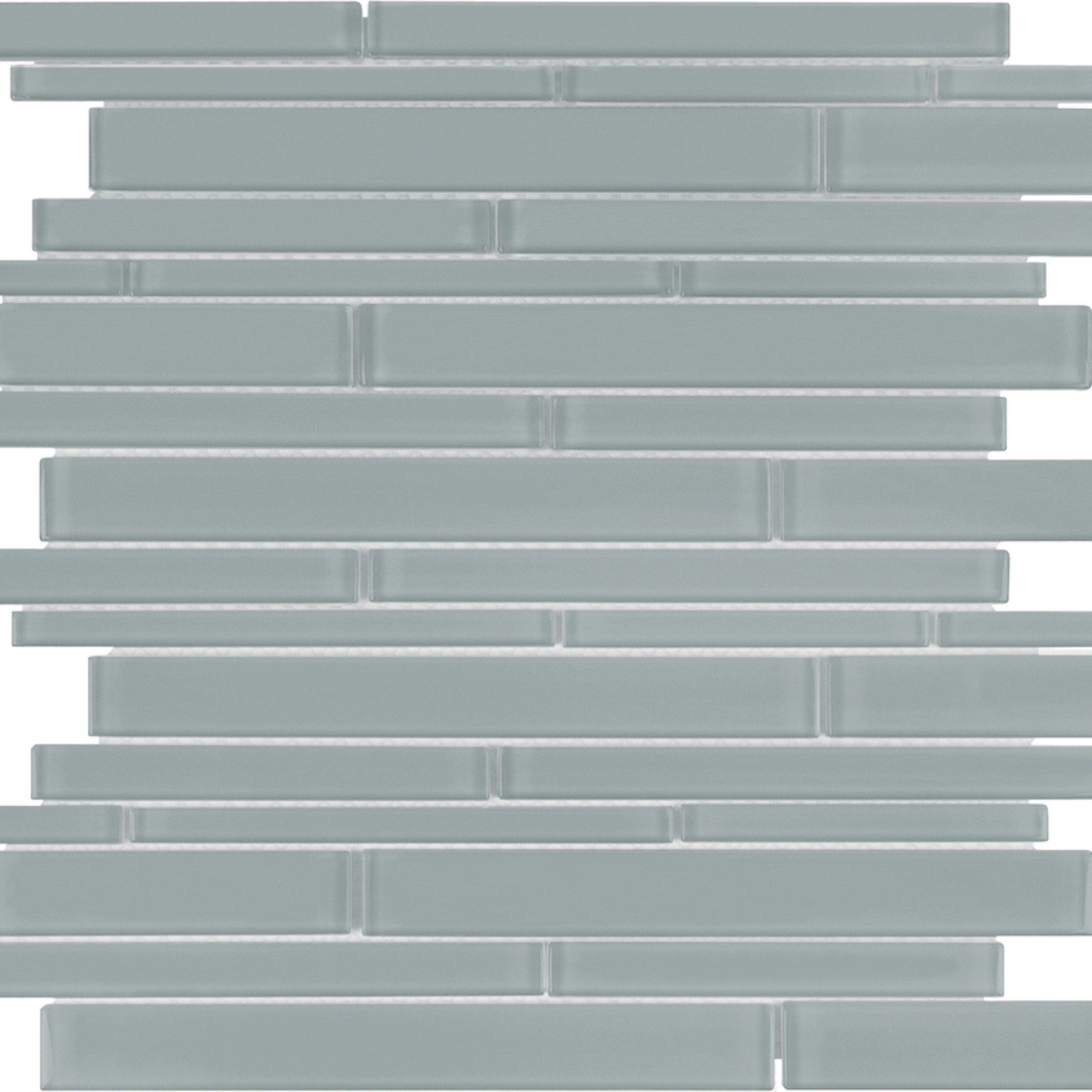 Debut in Cliff Random Strip Glass Tile