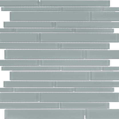 Debut in Cliff Random Strip Glass Tile