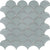 Debut in Cliff Scallop Glass Tile