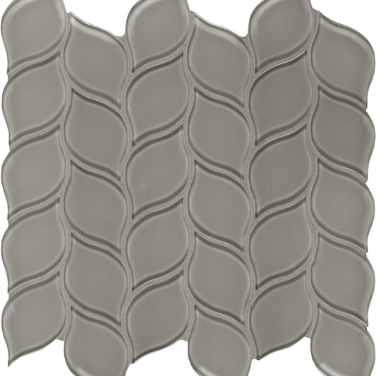Debut in Clay Petal Glass Tile
