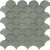 Debut in Clay Scallop Glass Tile