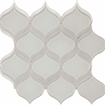 Debut in Dew Arabesque Glass Tile