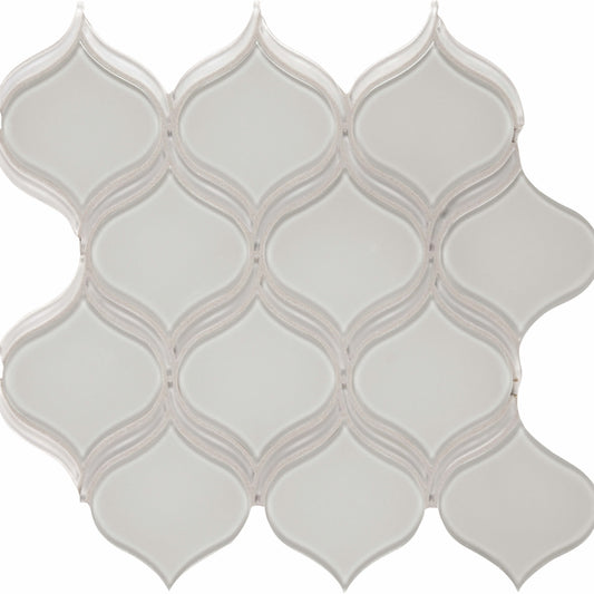 Debut in Dew Arabesque Glass Tile