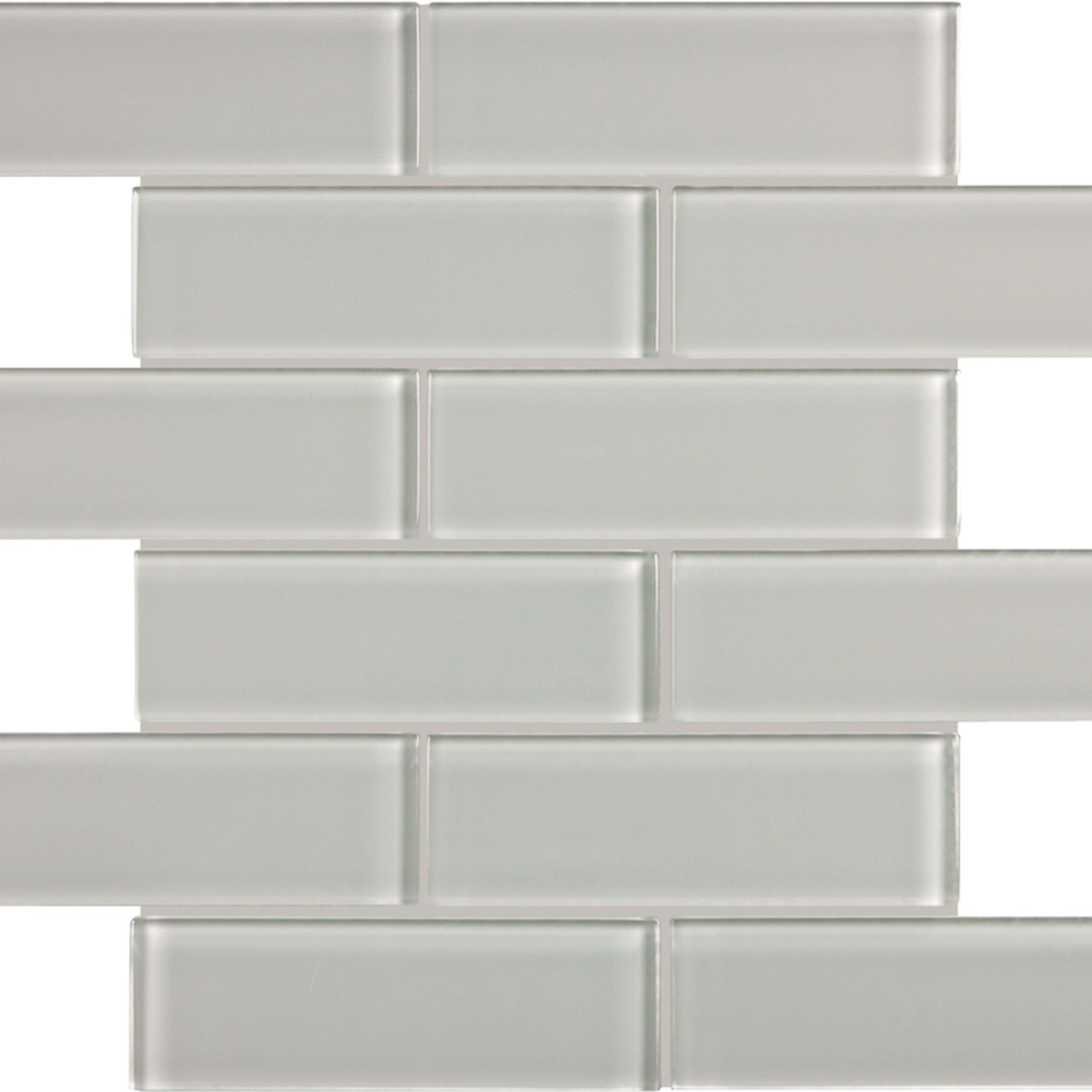 Debut in Dew Brick Glass Tile