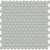 Debut in Dew Penny Round Glass Tile
