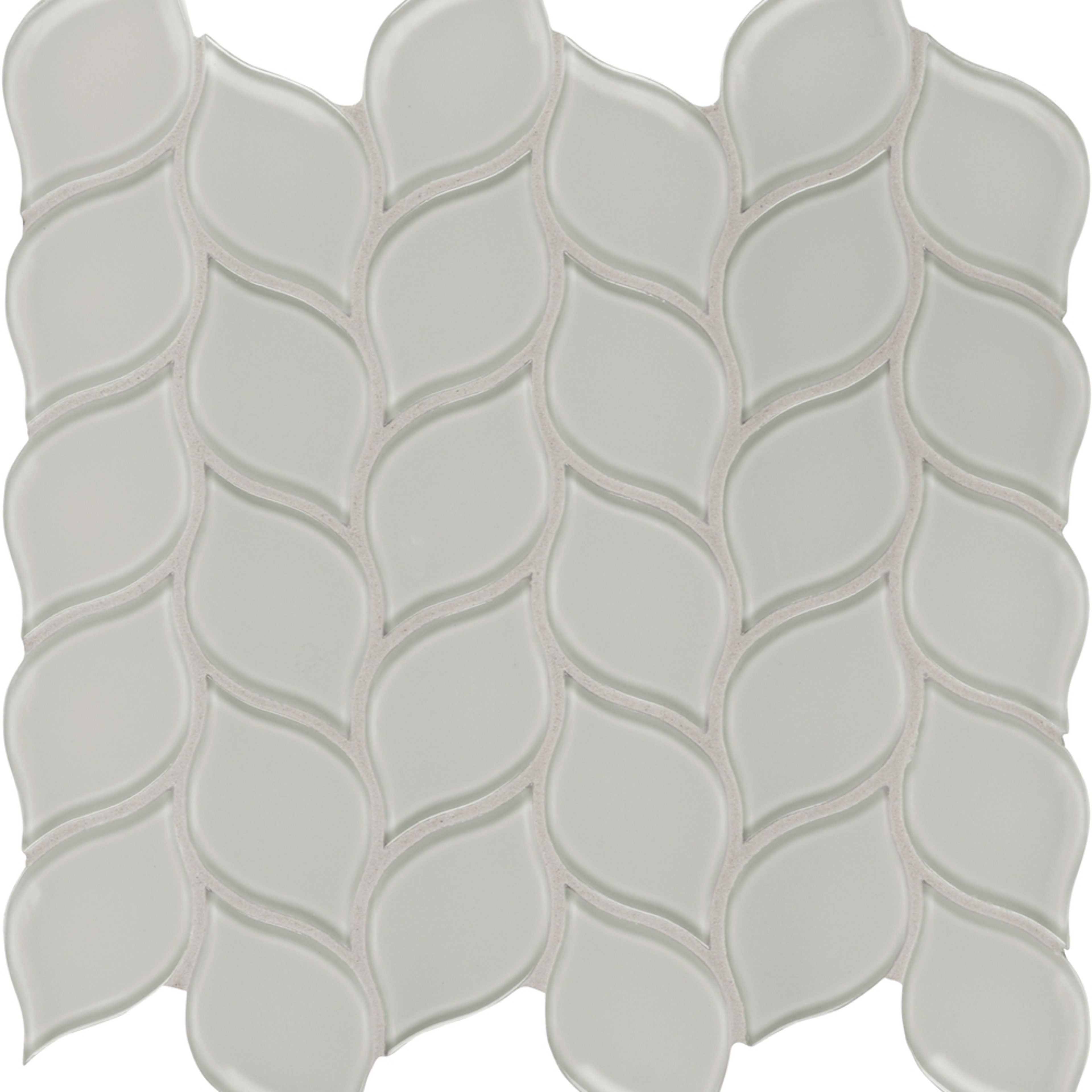 Debut in Dew Petal Glass Tile