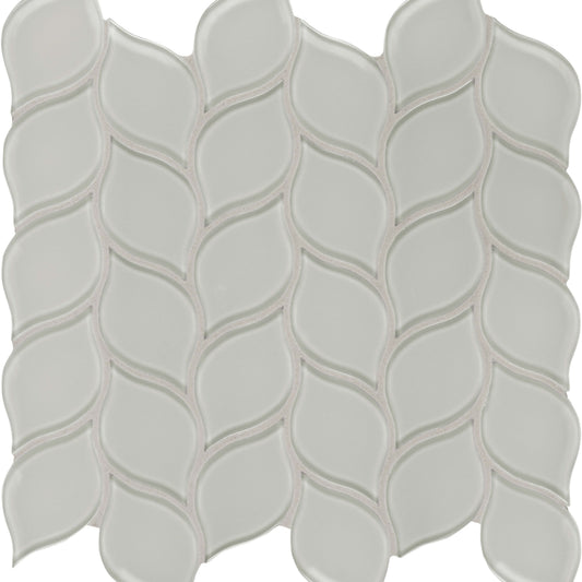 Debut in Dew Petal Glass Tile