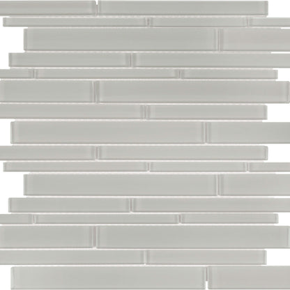 Debut in Dew Random Strip Glass Tile