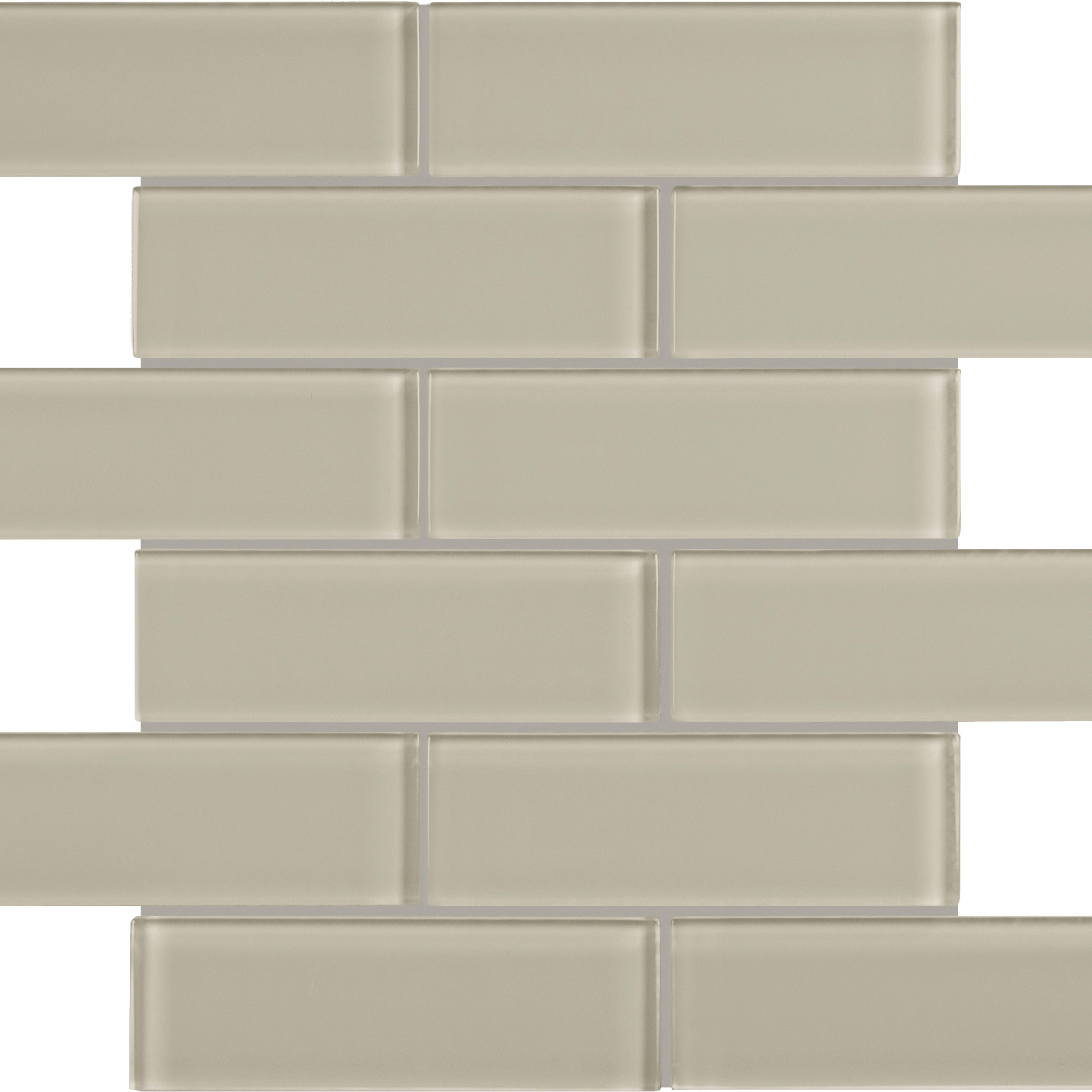 Debut in Foundation Brick Glass Tile