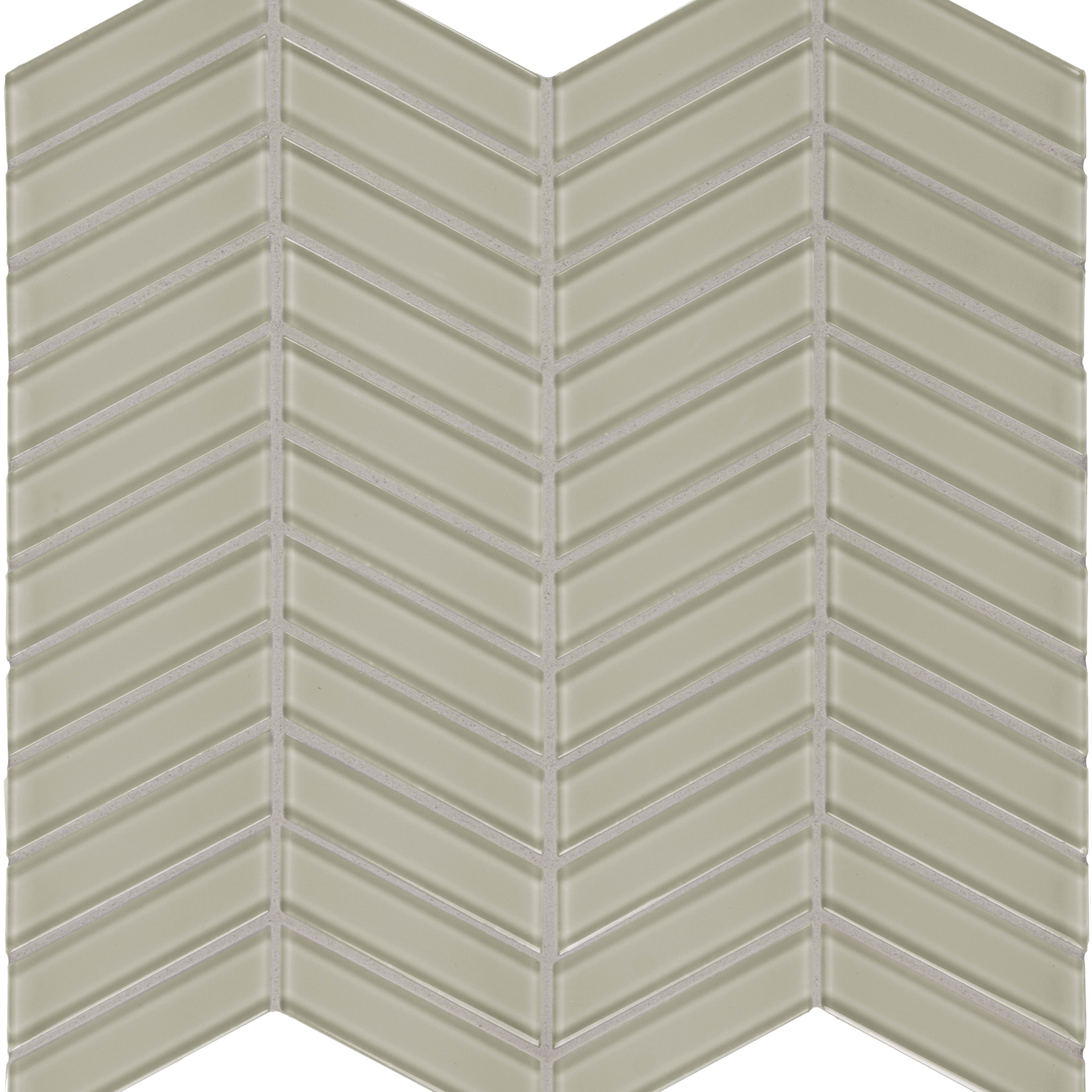 Debut in Foundation Chevron Glass Tile