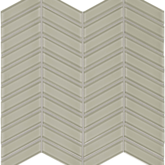Debut in Foundation Chevron Glass Tile