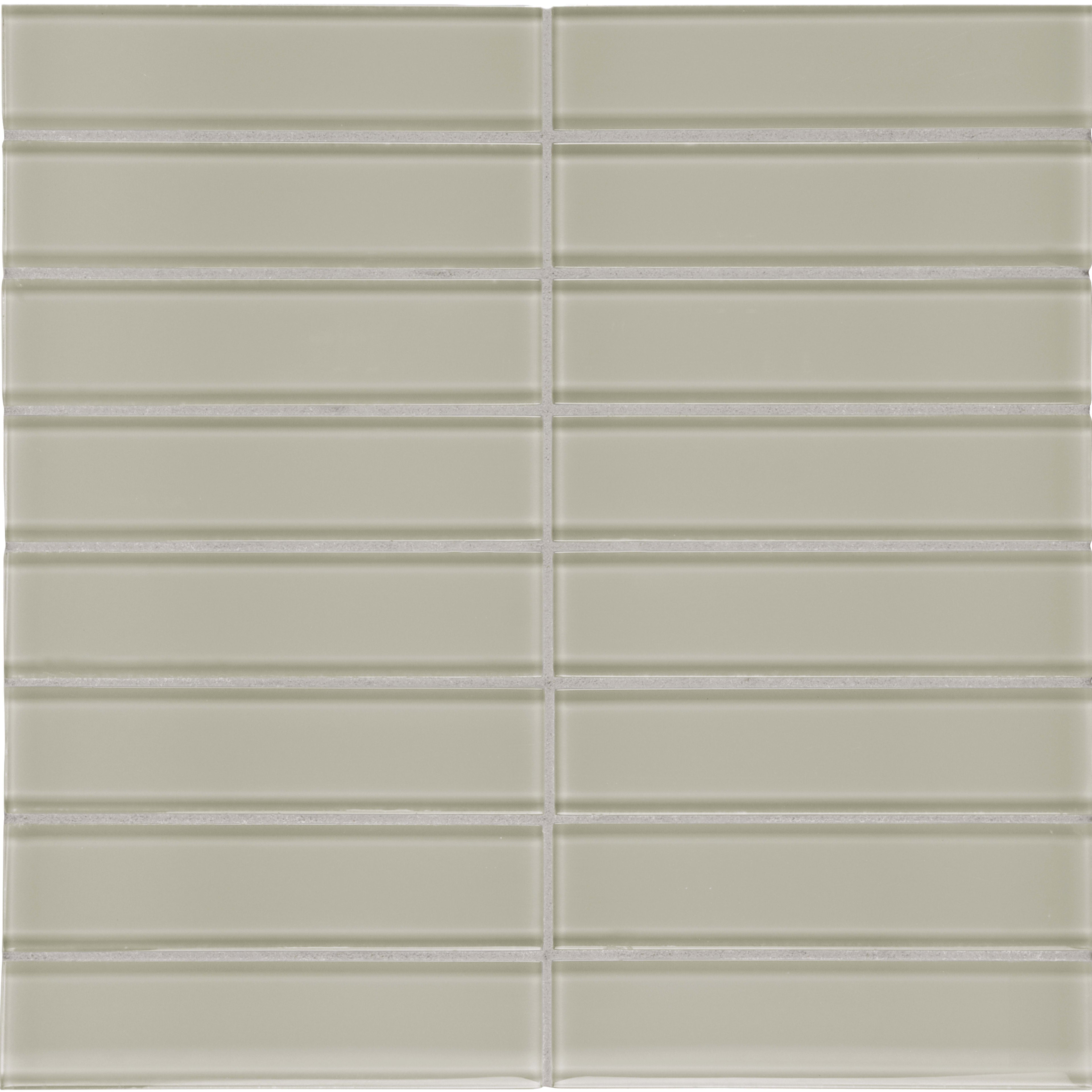 Debut in Foundation Stacked Mosaic Glass Tile