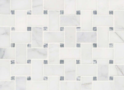 Calacatta Cressa in Calacatta Cressa Basketweave Honed