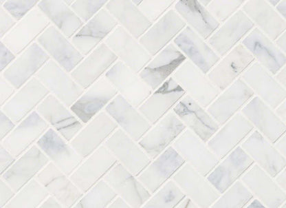 Calacatta Cressa in Calacatta Cressa Herringbone Honed