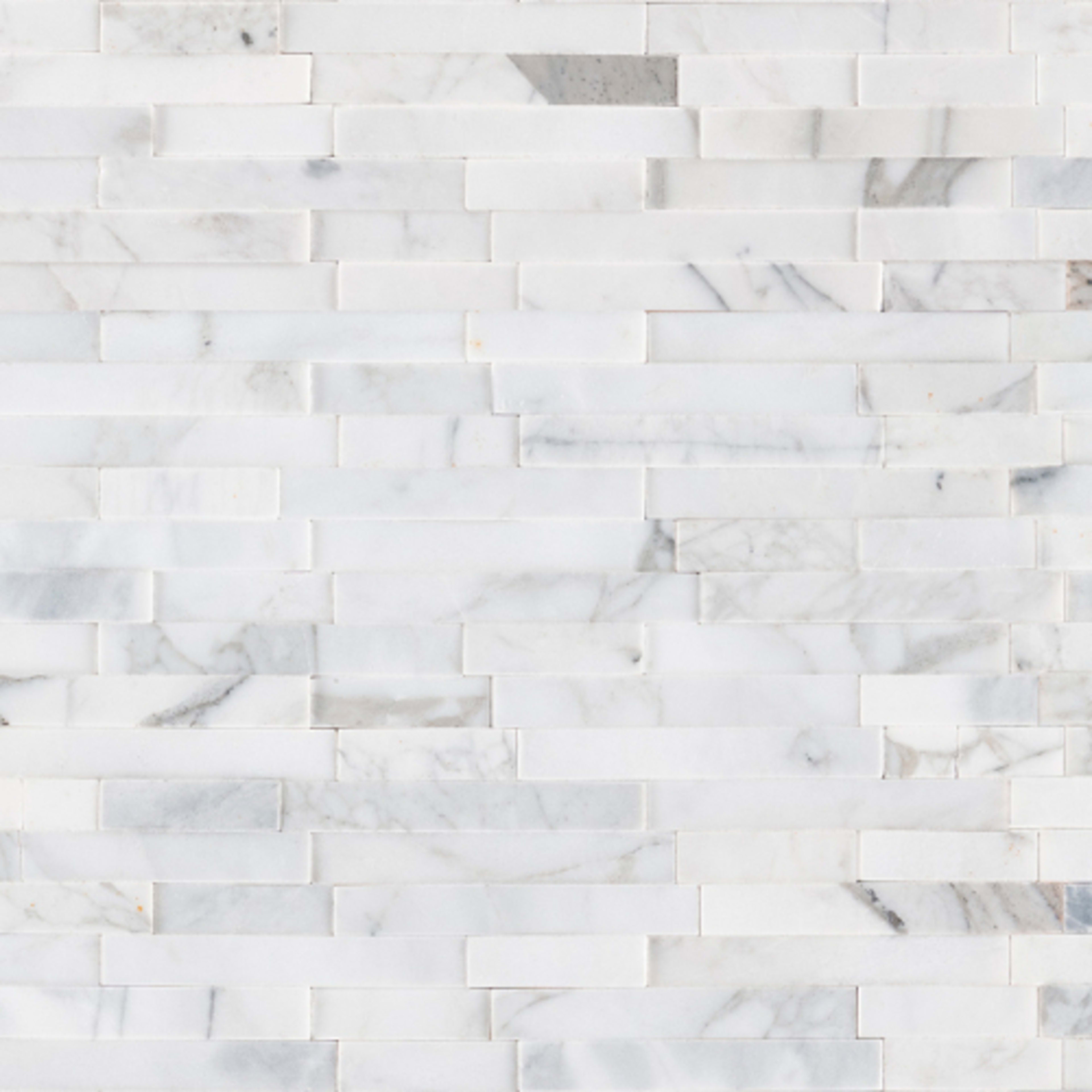 Calacatta Cressa in Calacatta Cressa Interlocking 3d Peel And Stick Natural Stone