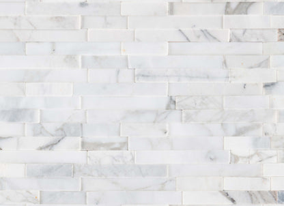Calacatta Cressa in Calacatta Cressa Interlocking 3d Peel And Stick