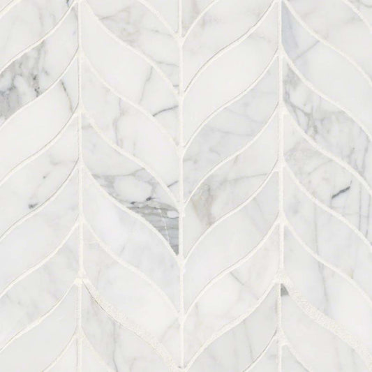 Calacatta Cressa in Calacatta Cressa Leaf Pattern Honed Natural Stone