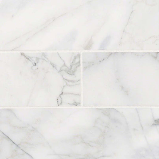 Calacatta Cressa in Calacatta Cressa Marble Subway Tile 4x12 Natural Stone
