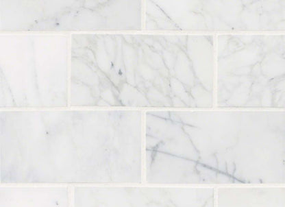 Calacatta Cressa in Calacatta Cressa White Subway Tile 3x6
