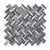 Captiva in Dusk/Natural _ Basketweave Tile