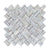 Captiva in Ice/Natural _ Basketweave Tile