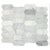 Marble Collection in Carrara White Elongated Hex Natural Stone