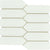 Concept in White Picket Glass Tile