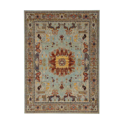 Covetous Blue in Blue 8'X11' Area Rugs