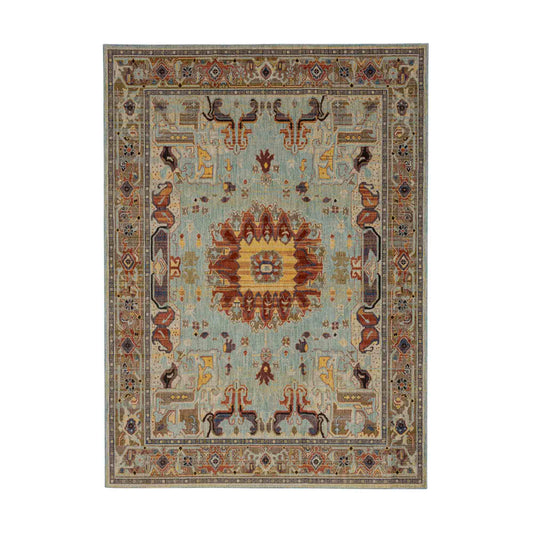 Covetous Blue in Blue 8'X11' Area Rugs