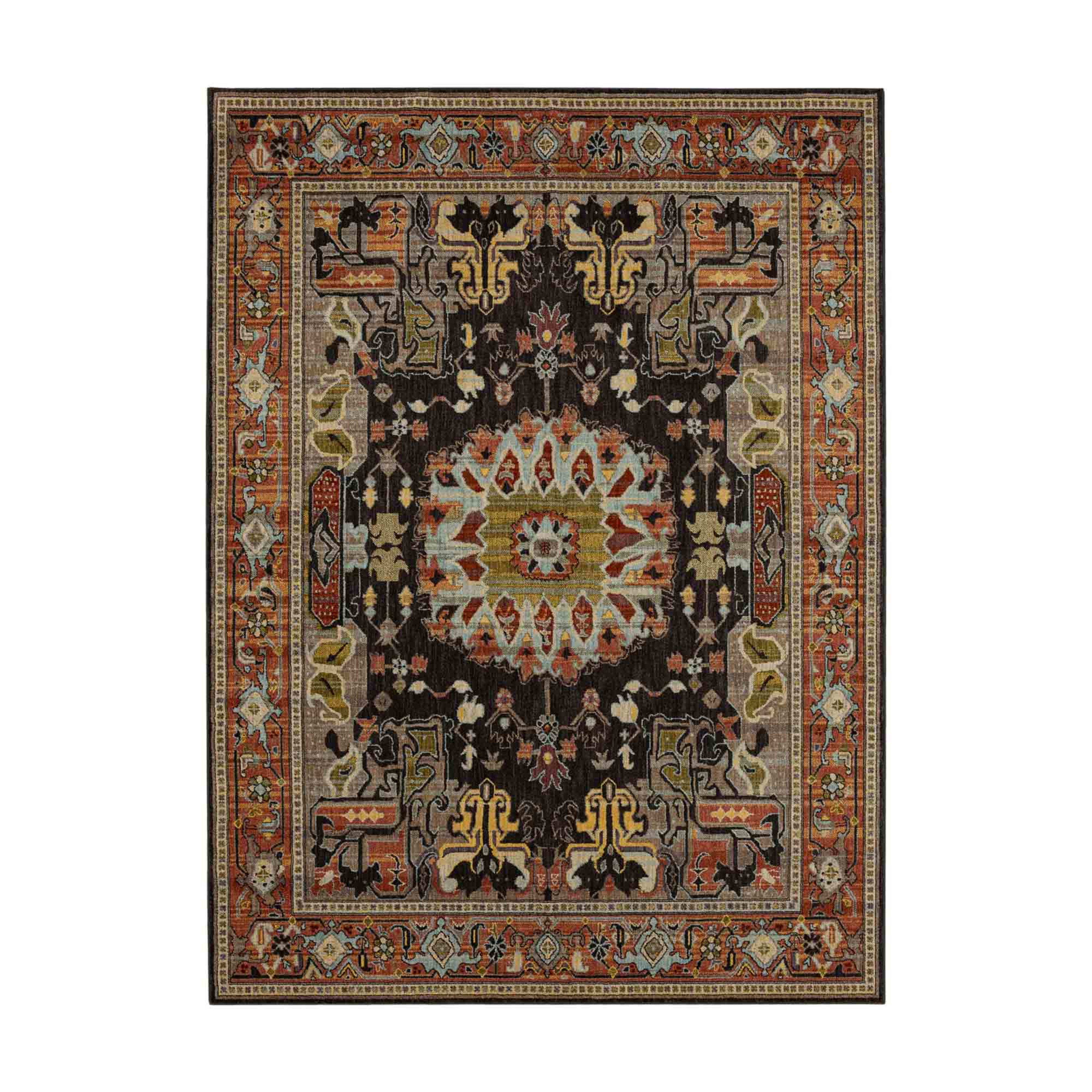 Covetous Charcoal in Charcoal 8'X11' Area Rugs