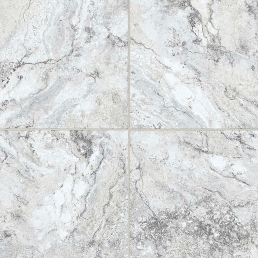 Alterna Gravity in White - High Variation 16" X 16" Luxury Vinyl