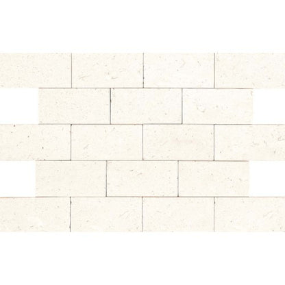 Limestone Collection in Blavet Blanc 3x6 Honed Natural Stone
