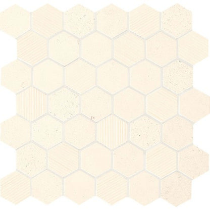 Limestone Collection in Blavet Blanc Hexagon Natural Stone