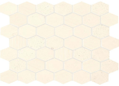 Limestone Collection in Blavet Blanc Hexagon