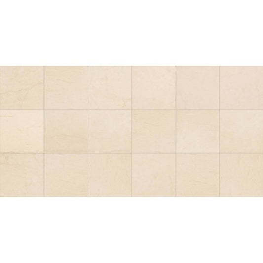 Limestone Collection in Adour Creme 18x18 Honed Natural Stone