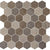 Limestone Collection in Sormonne Brun Hexagon Natural Stone