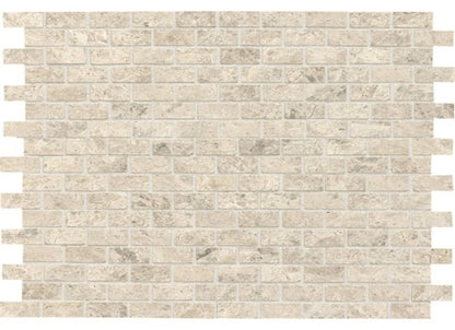 Limestone Collection in Arctic Gray .5x1 Brick Joint Polished