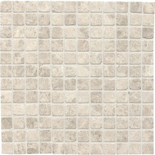Limestone Collection in Arctic Gray 1x1 Straight Joint Natural Stone