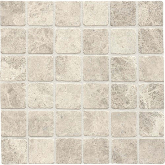 Limestone Collection in Arctic Gray 2x2 Straight Joint Natural Stone