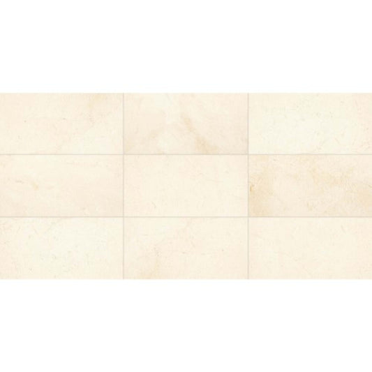 Marble Collection in Latte 24x24 Honed Natural Stone