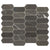 Marble Collection in Antico Scuro Elongated Hex Natural Stone