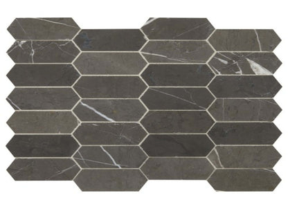 Marble Collection in Antico Scuro Elongated Hex
