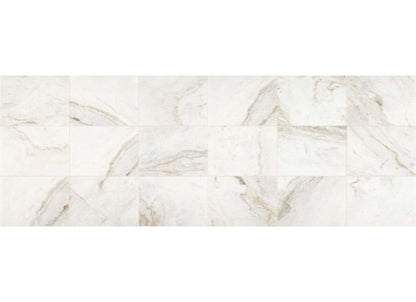 Marble Collection in Daphne White 12x24 Honed