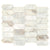 Marble Collection in Daphne White - Elongated Hex Natural Stone
