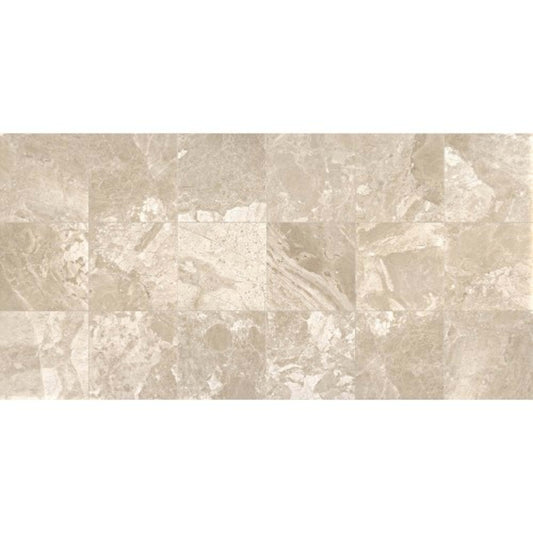 Marble Collection in Meili Sand 18x18 Polished Natural Stone