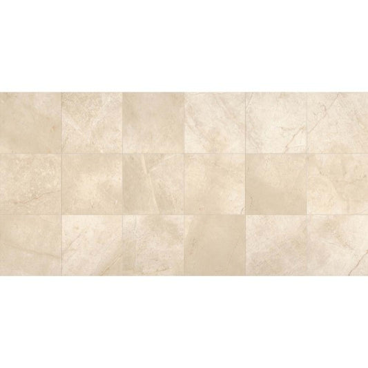 Marble Collection in Phaedra Cream 12x24 Honed Natural Stone